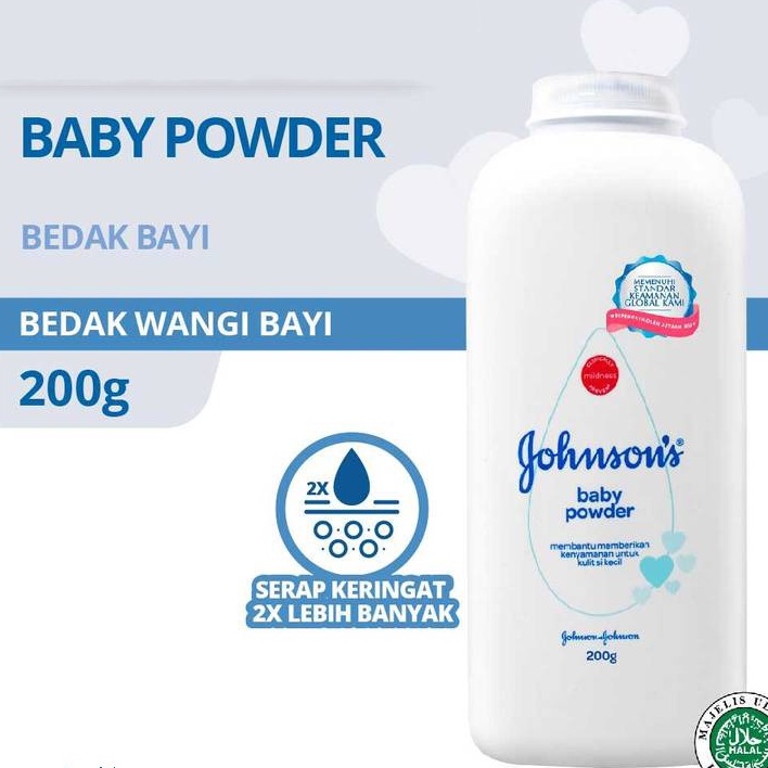 JOHNSONS BABY POWDER REGULAR 200GR