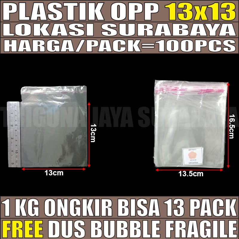 Plastik OPP Perlize Seal Lem Perekat Plastik Display Kemasan 100pcs