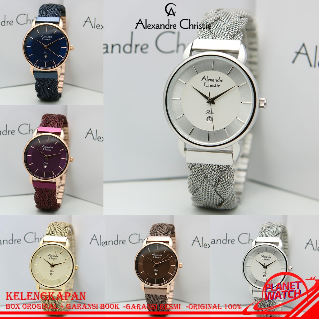 ALEXANDER CHRISTIE WANITA ORIGINAL JAM TANGAN ALEXANDRE CHRISTIE WANITA JAM ALEXANDER CRISTIE 2857
