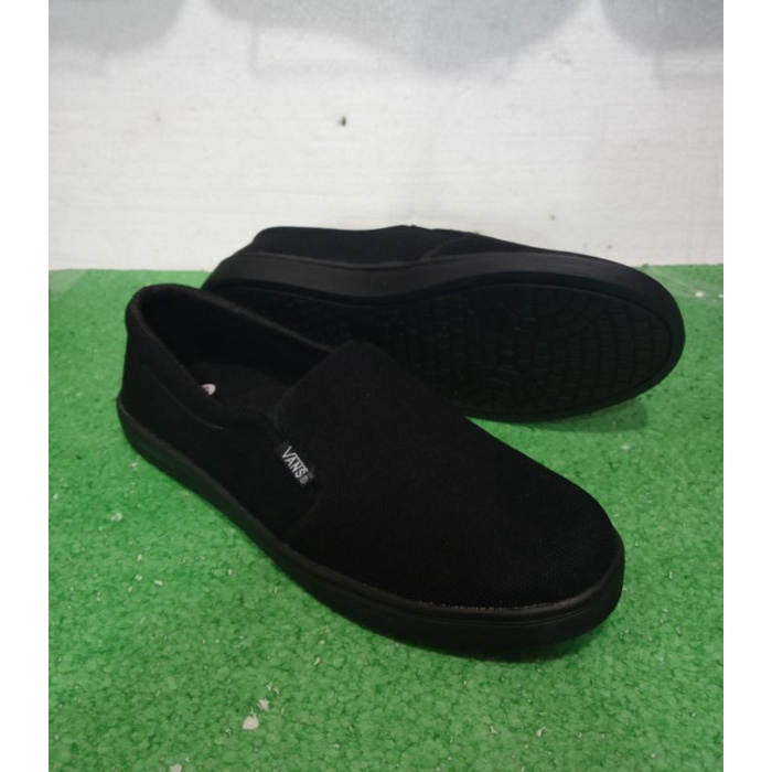 Sepatu slip on pria sepatu slop pria tanpa tali sepatu santai cowok realpict