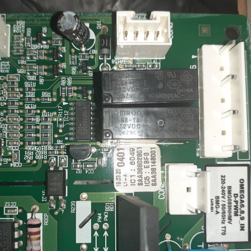 MODUL pcb kulkas LG part EBR8223 0401 baru
