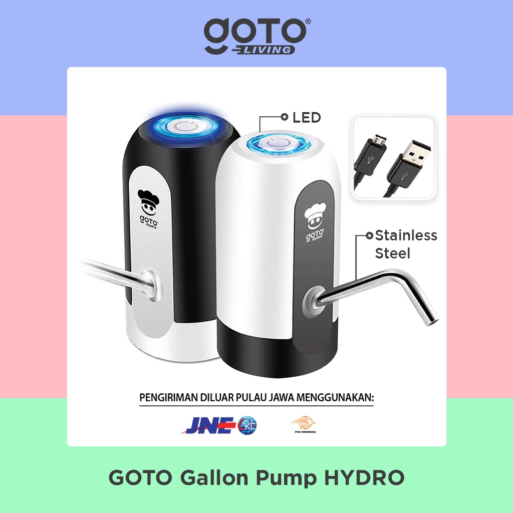 Goto Hydro Pompa Galon Elektrik Dispenser Air Minum Gallon