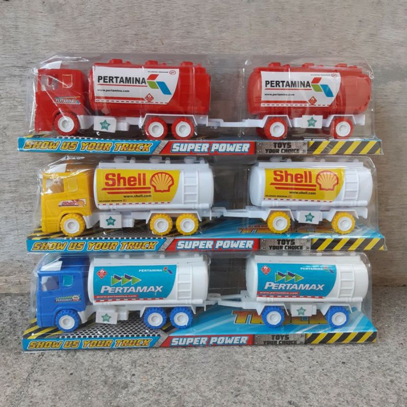 PROMO MAINAN TRUK KONTAINER PERTAMINA TRUK GANDENG