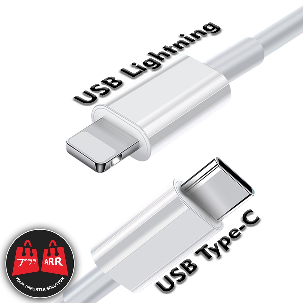 ARR Kabel Data Type C Lightning Fast charging C to Lightning Impor OEM 1m