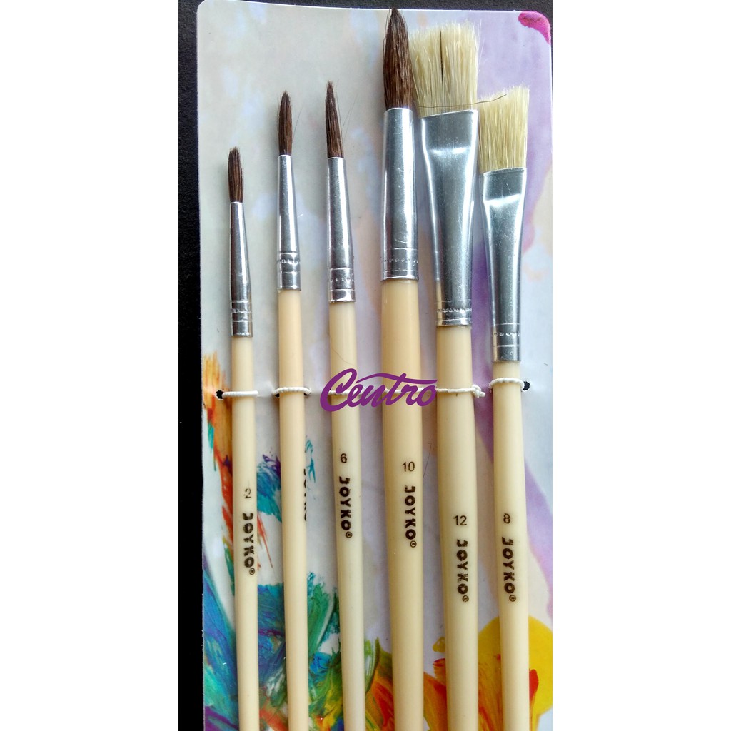 

Joyko Brush Set / Kuas Lukis set BR-1 Isi 6