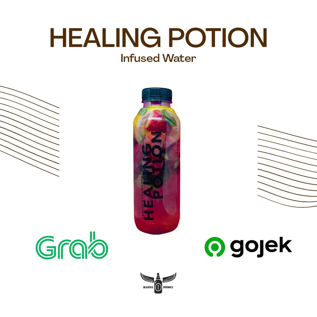 

Infused Water 500ml (KHUSUS GOJEK) | Healing Potion | Minuman Sehat | IKAROS ID