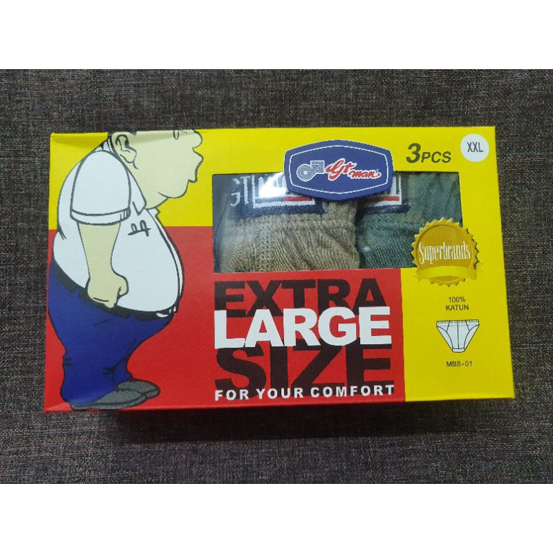 celana GTman jumbo isi 3pcs