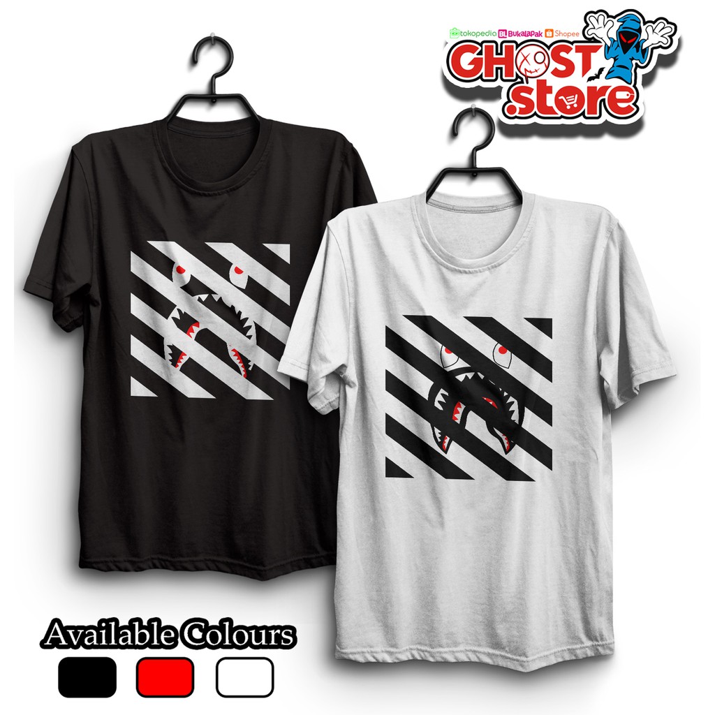 Kaos - tshirt Off White X bape 003