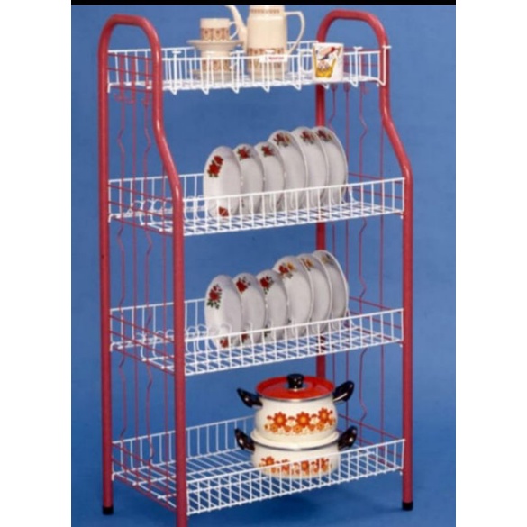 Rak Piring Master susun 4 Tebal Anti Karat
