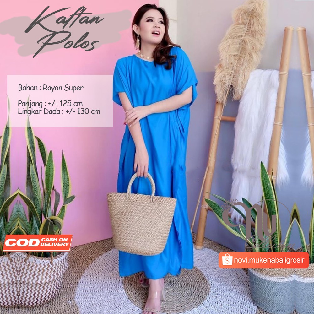 KAFTAN POLOS | Shopee Indonesia