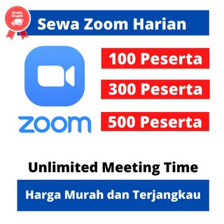 Zoom Meeting Pro Sewa Harian 100 300 500 Peserta Paket Pro Indonesia