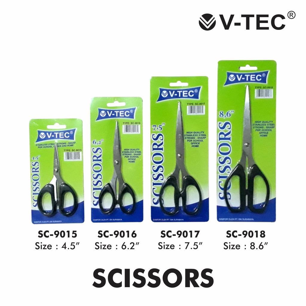 

V-TEC GUNTING SCISSORS / PEMOTONG KERTAS