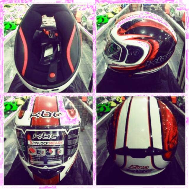 Promo murah Helm KBC VK Zero Red White