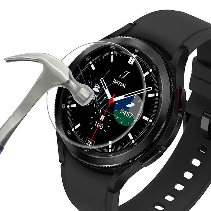 Pelindung Layar Tempered Glass HD 44mm 40mm 46mm 42mm Untuk Samsung Galaxy Watch 4