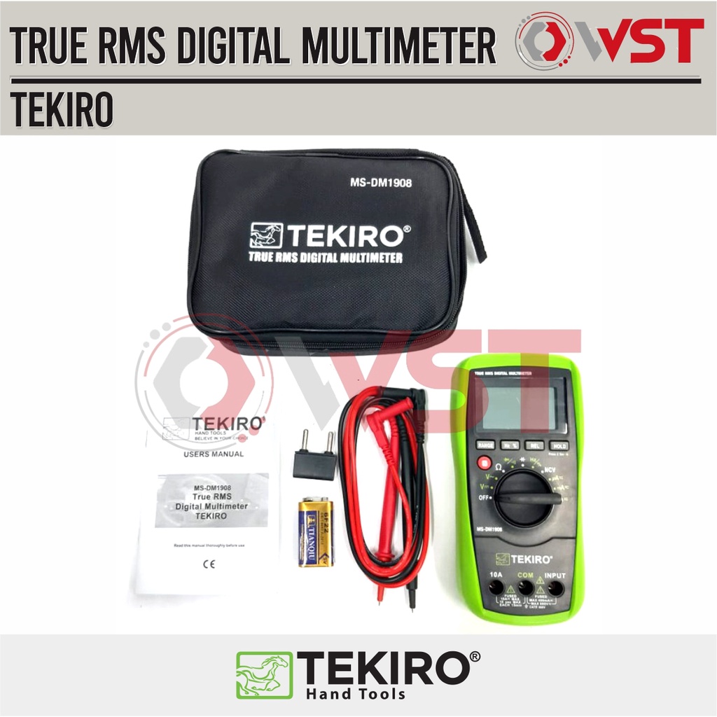 Tekiro True RMS Digital Multimeter / Multitester Digital / Avo Tekiro