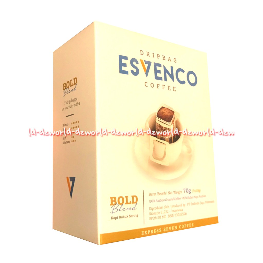 Esvenco Bold Blend 70gr Kopi Bubuk Dengan Saringan Kopi Instan Kopi Hitam dengan Saringan Esfenco Bold Filter Coffee Kopi Dengan Saringan 7 Filter