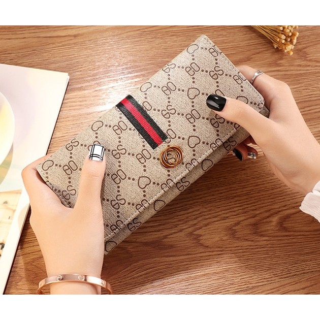 DOMPET WANITA PANJANG LIPAT KULIT IMPORT BARENE FASHION BRANDEDKOREA PREMIUM SLOT KARTU BATAM MURAH