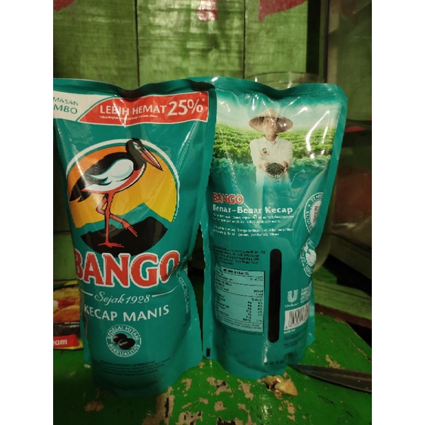 

BANGO kecap manis pouch 735ml (Kamasan baru lebih hemat 25%)