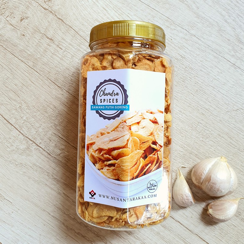 

Bawang putih goreng 250 gr (Botol)