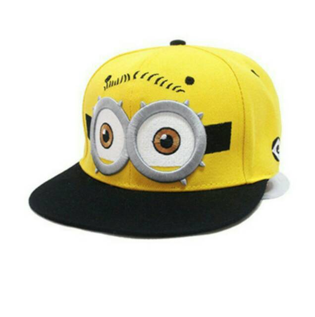 Topi Snapback/Baseball /Topi karakter motif Kartun Minion dan Cars unisex Pria dan wanita