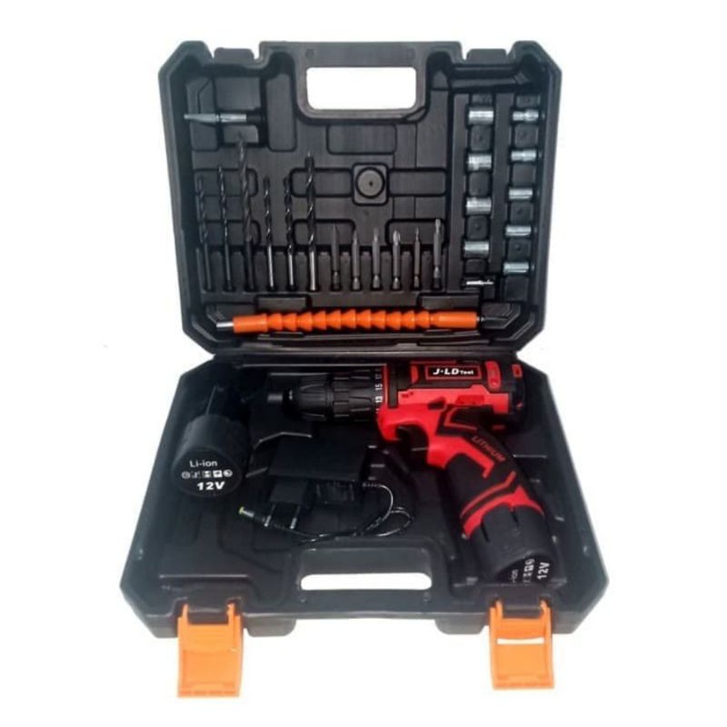 Cordless JLD 12V Bor Baterai 10mm JLD Tool