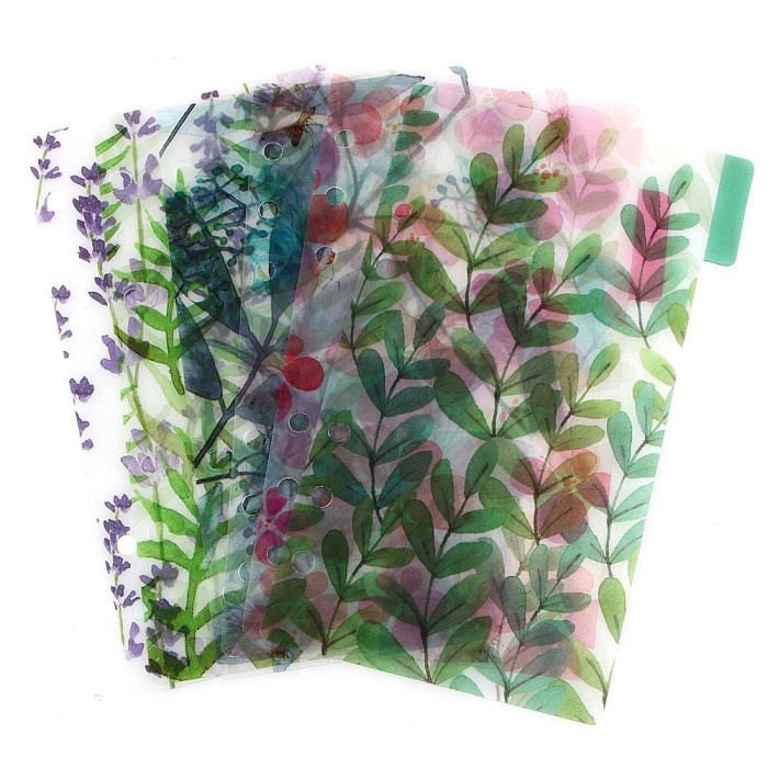 

Hot Sale 6 Pcs Pembatas Binder A6 /Divider Binder 6 Ring A6A Terbatas