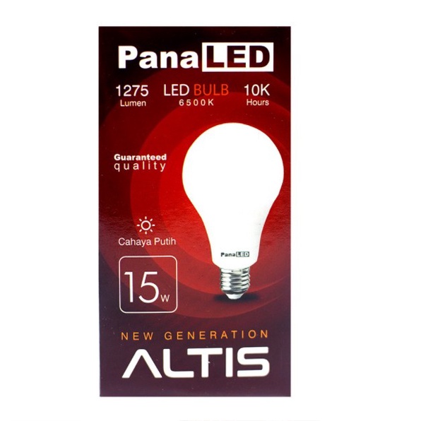 Panaled Altis By Luby Bohlam LED 15w Lampu LED 15 watt BERGARANSI RESMI 1 TAHUN MANTAP