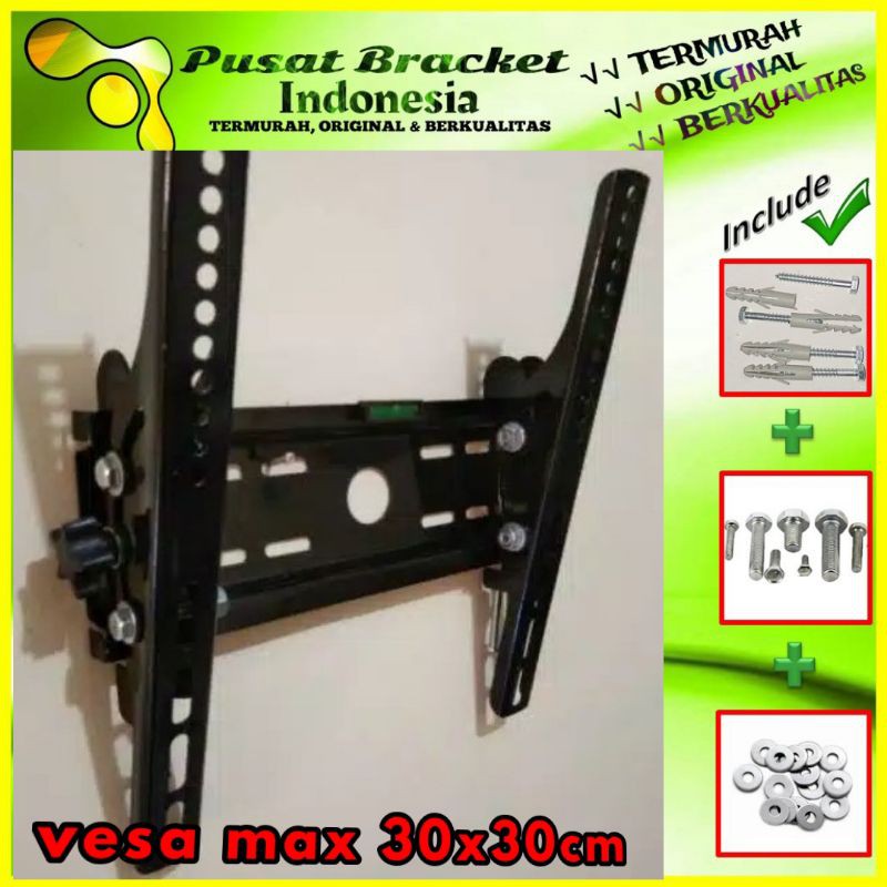 Breket/Bracket tv 32 sampai 47 inch Bahan Tebal dan kokoh