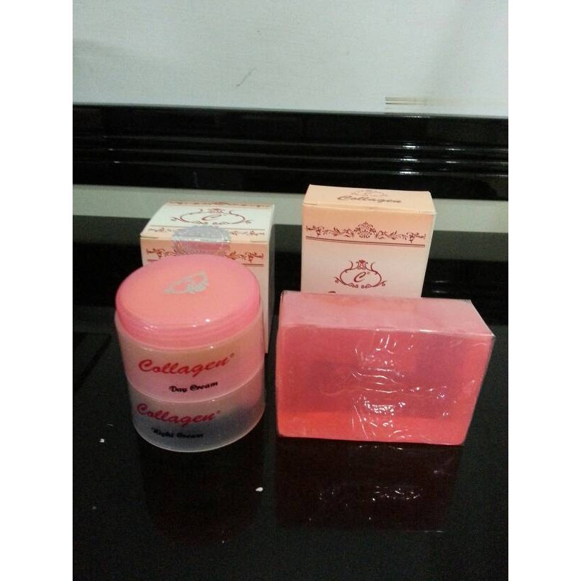 Collagen Cream Sets Plus Sabun Whitening 701