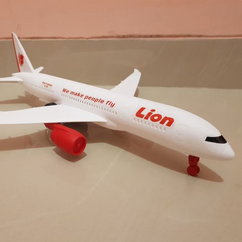 Mainan Pesawat Rakit Edukatif - Miniatur Garuda Lion Air Citilink Anak