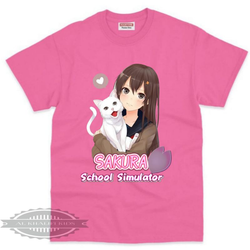 KAOS ANAK PEREMPUAN SAKURA SCHOOL SIMULATOR