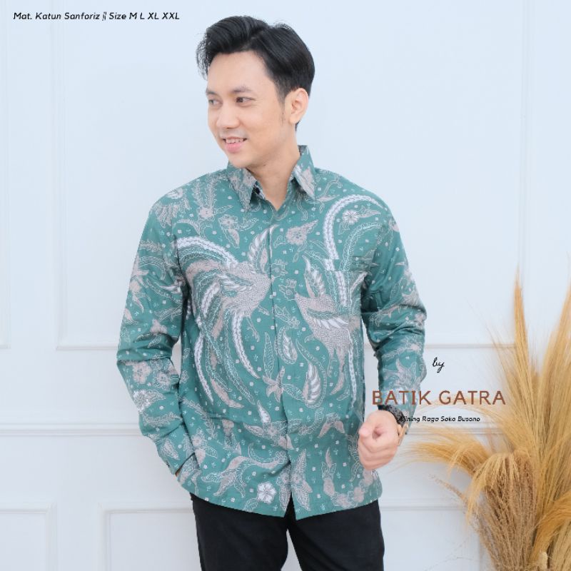 Kemeja Batik Pria Lengan Panjang Peksi Royo Lapis Furing