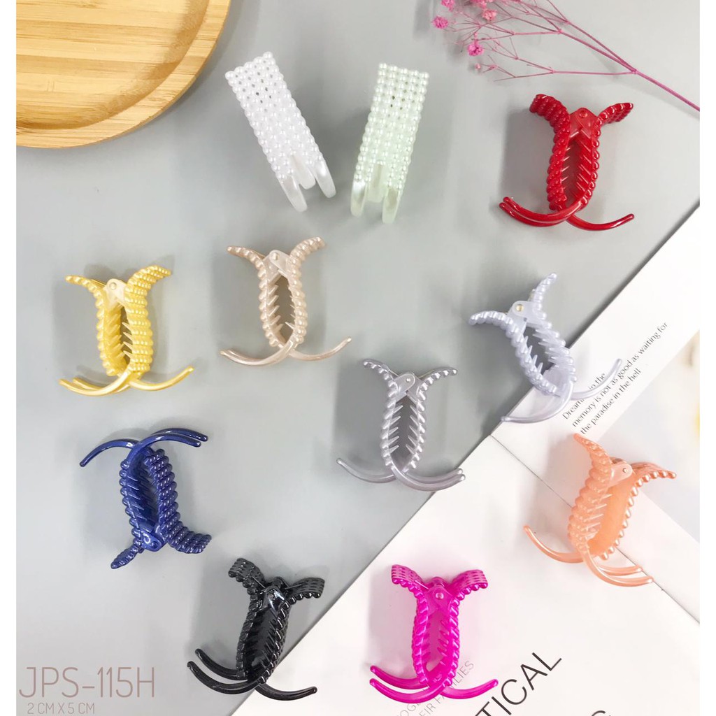 Jepit ikan timbul Gigi 2 IN 1 JPS-115H 5cm ( bisa request warna )