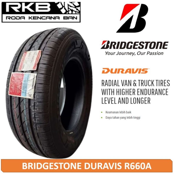 Bridgestone Duravis R66A ukuran 235/65 R16 Ban Mobil New Hiace Premio Elf