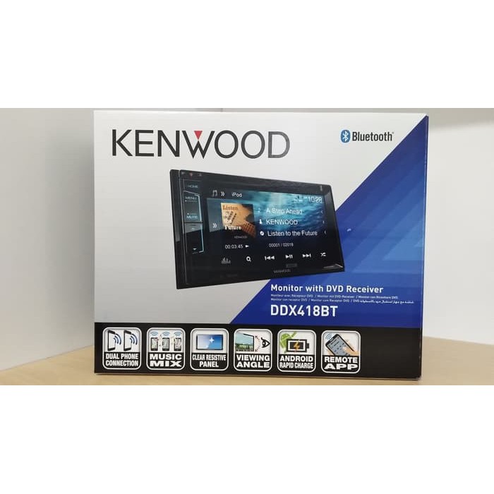 Head Unit Kenwood DDX 418 BT