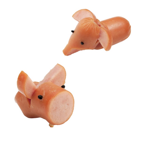 KAI Chuboos Cetakan Bento Sosis / Sausage Cutter - Motif Animals / Binatang - Made in Japan - FG5162