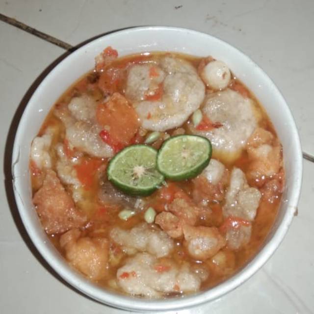 

Cireng kuah petir