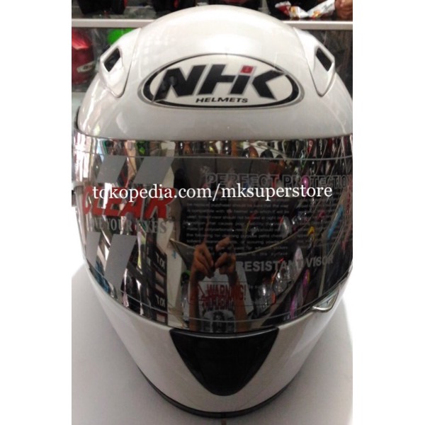 HM-2592 Visor Kaca Nhk Terminator 1200 X151 Iridium Silver Chrome Mirror Murah