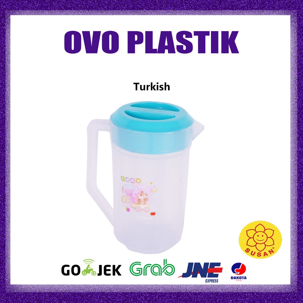 Water Jug 2 Liter / Teko Air Minum / Tempat Air Minum / jerigen / ceret air plastik - 2 liter SUSAN