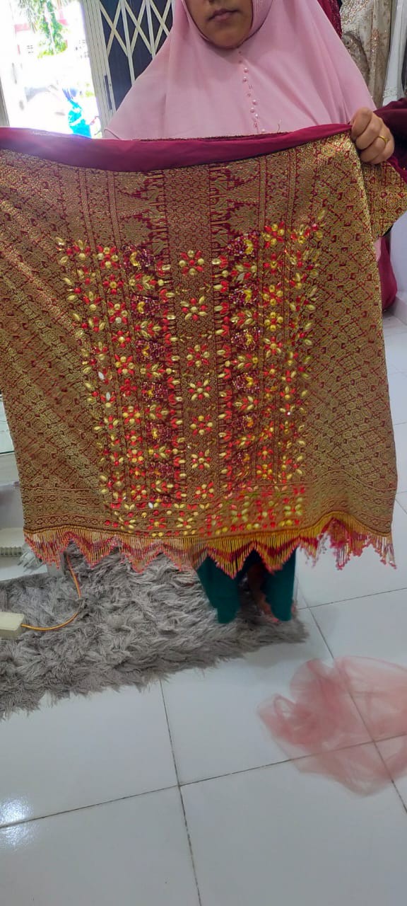 [model Baru] Gamis Maxi Keila/ S-m,l,xl,xxl, Xxxl / Brukat Premium/ Seragam/ Kondangan