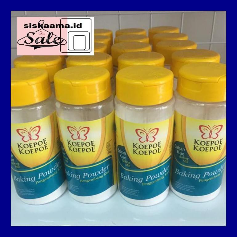 

A40D0Yh Koepoe Koepoe/Kupu Kupu Baking Powder 136Gr D50Tr40V