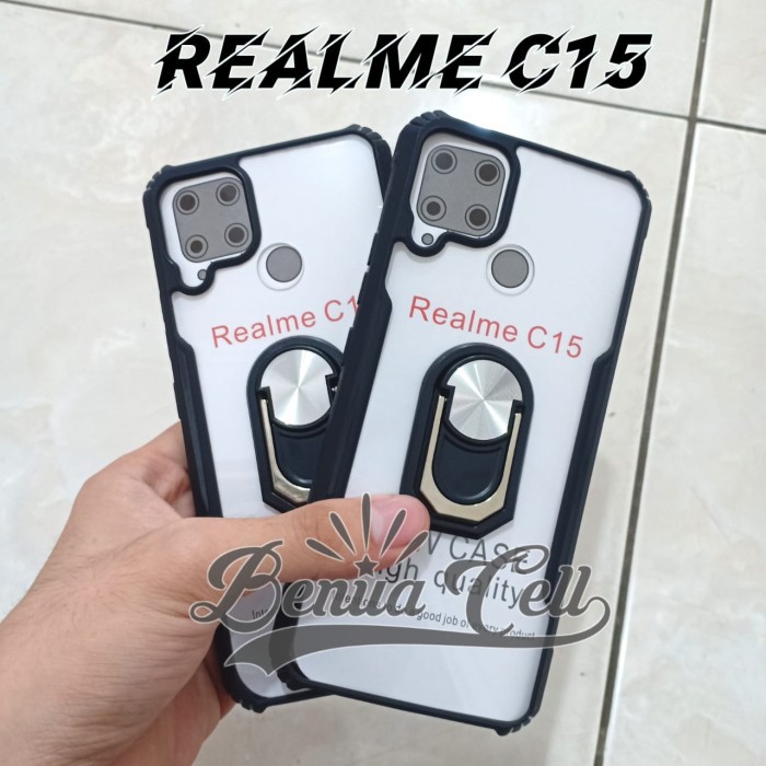 CASE REALME NARZO 20 CASE ARMOR SHOCKPROOF + RING  REALME NARZO 20 - BC