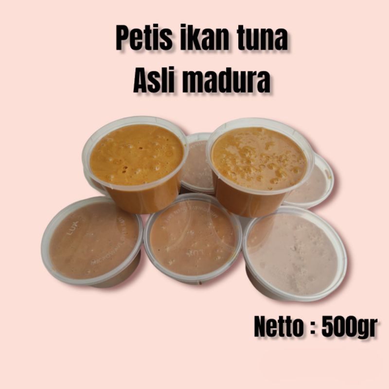 

petis Madura ikan tuna super murah kemasan 500gr