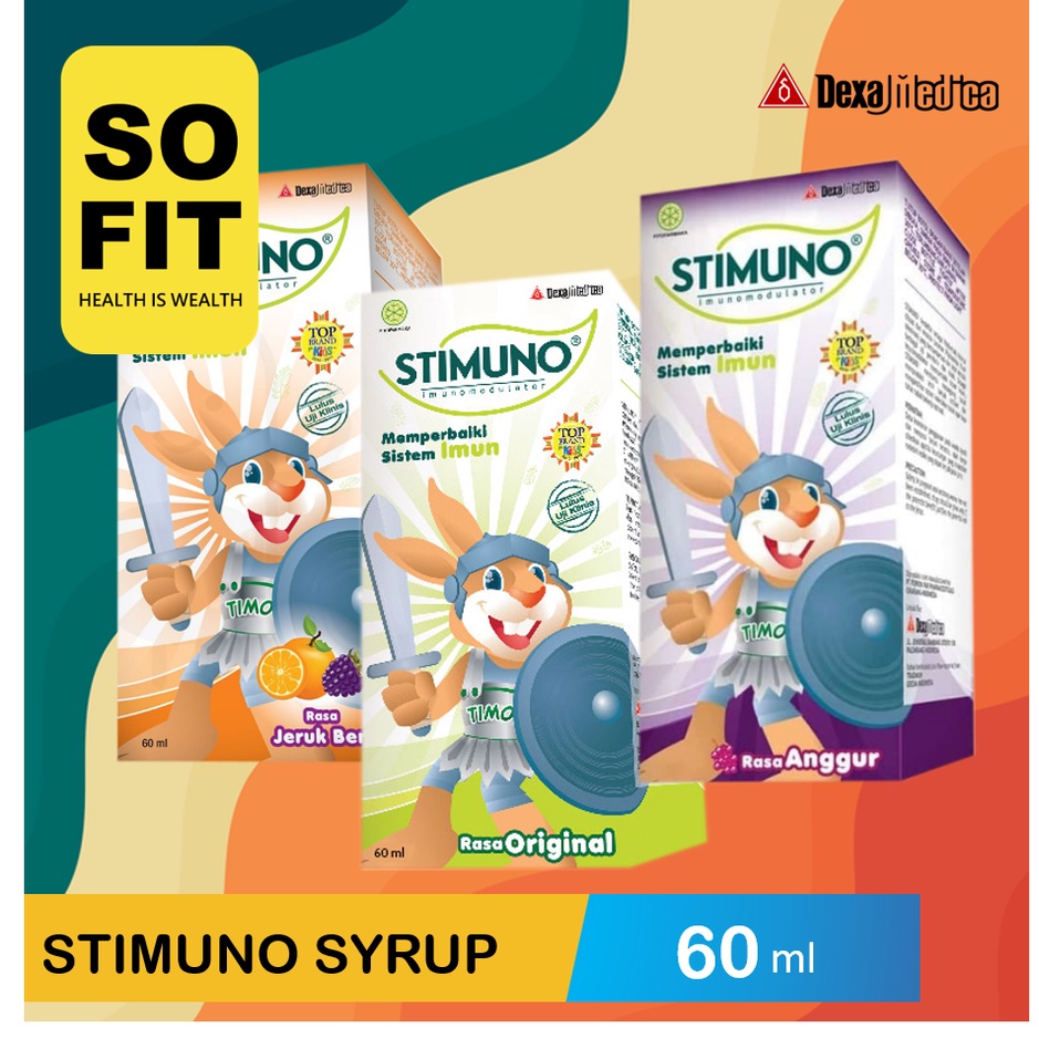 Stimuno Syrup 60 ml / Sirup Multivitamin Anak Imun Tubuh