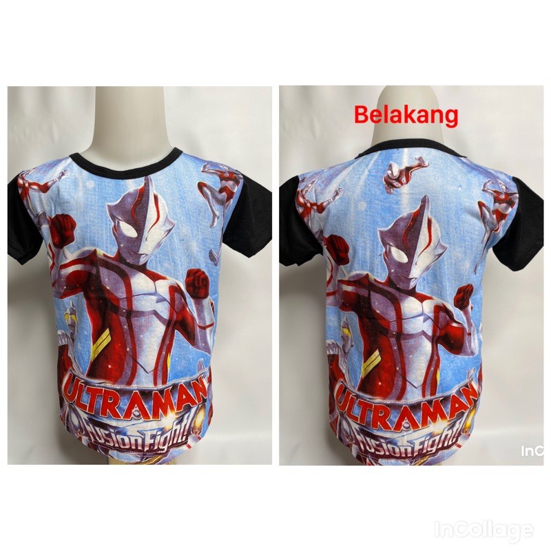 Kaos anak laki2-kaos ULTRAMAN FULL PRINT 1-9 tahun