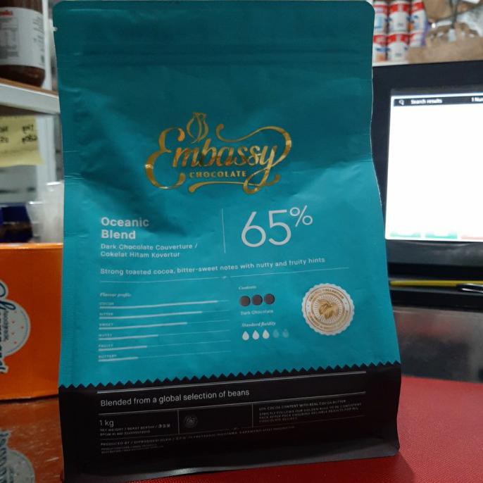 

Tulip Embassy Ocean Coklat Couverture 65% 1Kg Khusus Ojol Instant Promo Hari Ini