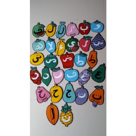 APE PAUD Gantungan buah Hijaiyah