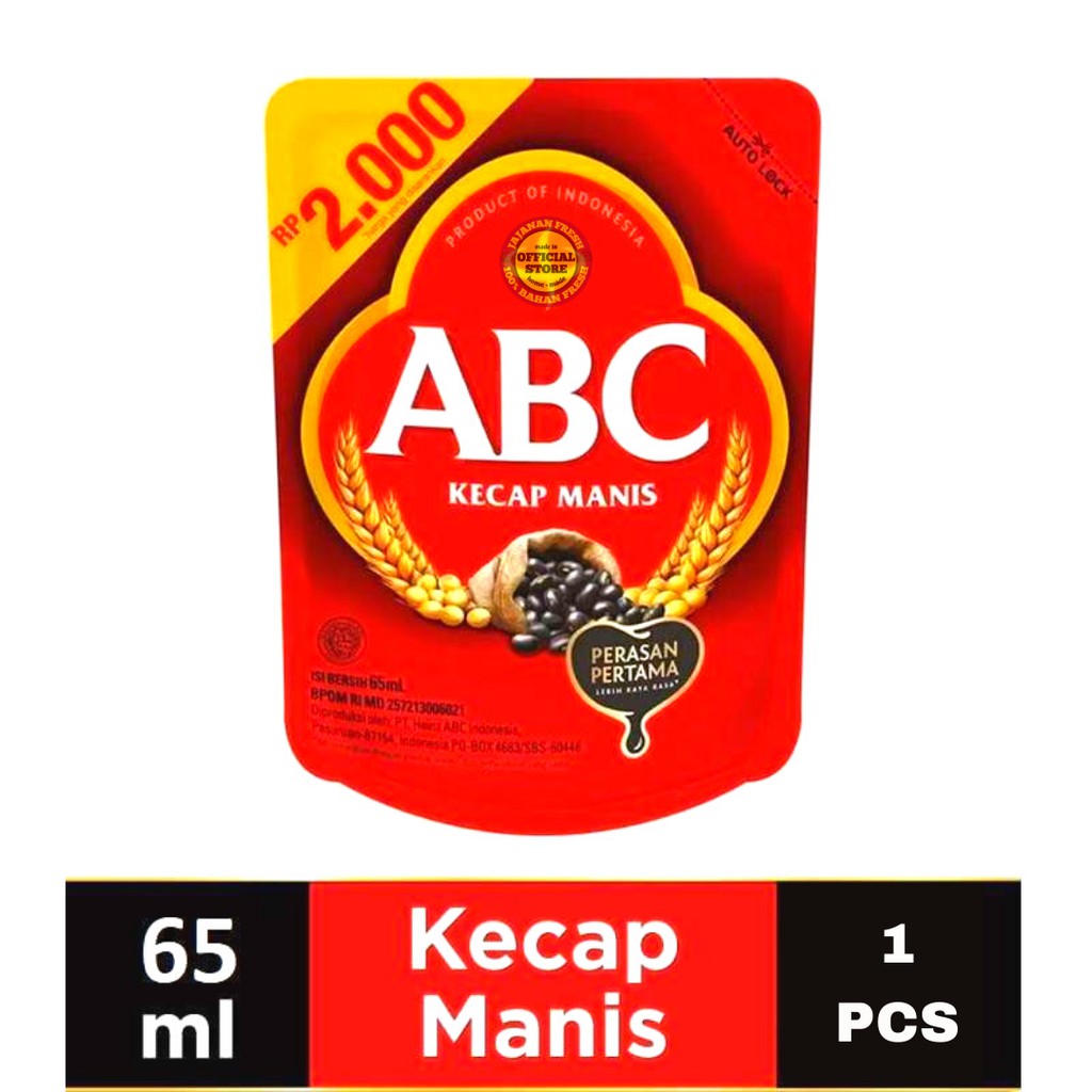 

ABC Kecap Manis Kemasan Pouch Murah 65ml