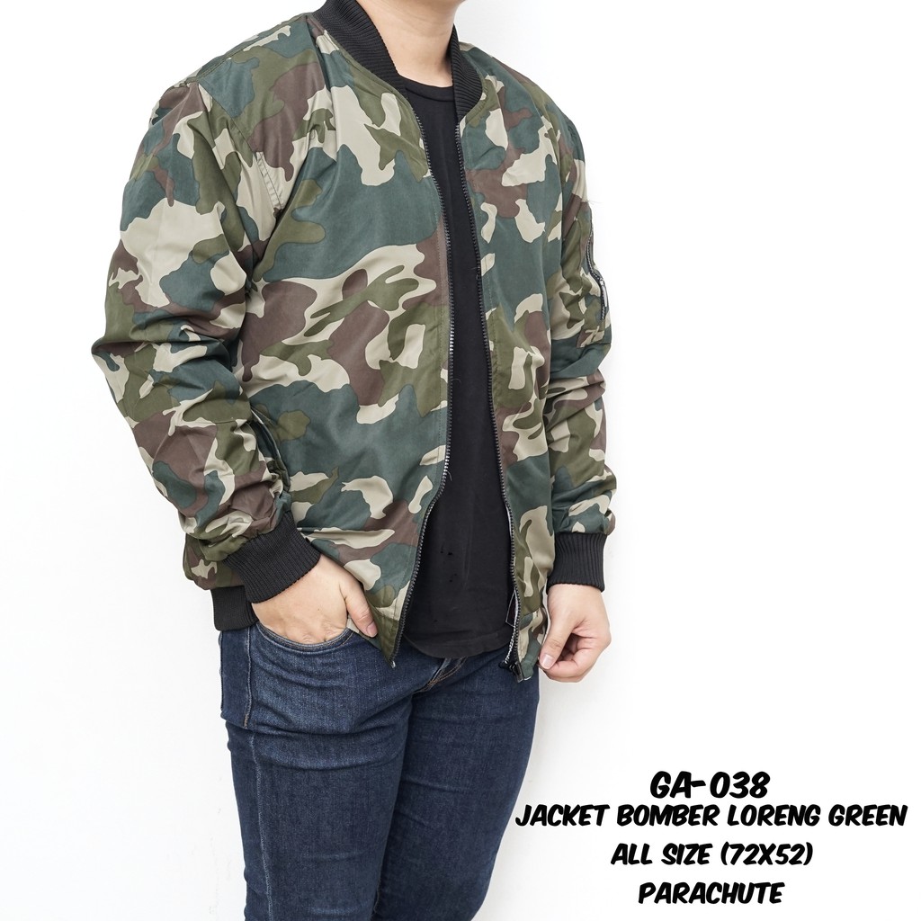 50+ Model Jaket Bomber Loreng HD