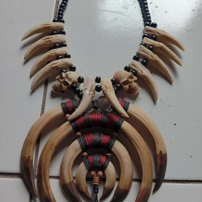 kalung taring babi